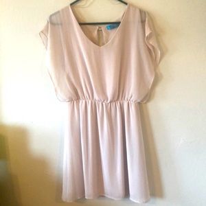 Soft Cream Dress Perfect for Spring/Summer Events!